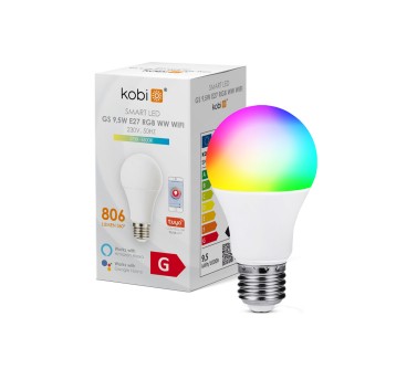 Żarówka Smart LED GS 9,5W E27 RGB WW WIFI Kobi